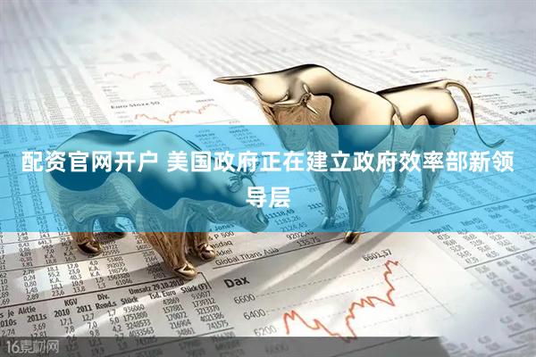 配资官网开户 美国政府正在建立政府效率部新领导层